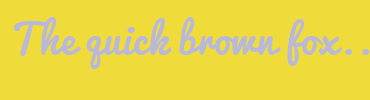 Image with Font Color B8B8DC and Background Color EFDB3A